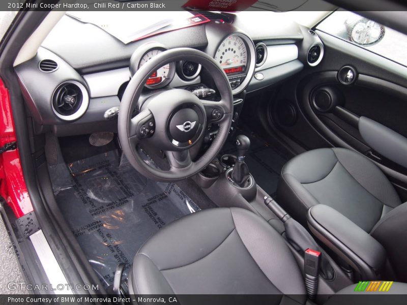 Chili Red / Carbon Black 2012 Mini Cooper Hardtop