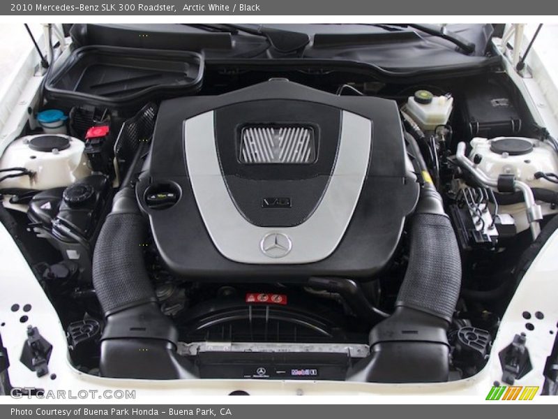 Arctic White / Black 2010 Mercedes-Benz SLK 300 Roadster