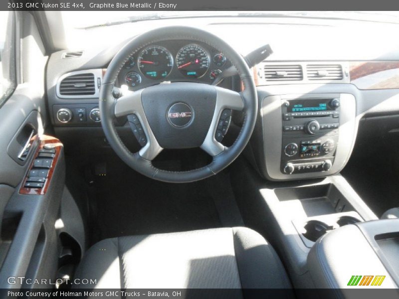 Graphite Blue Metallic / Ebony 2013 GMC Yukon SLE 4x4