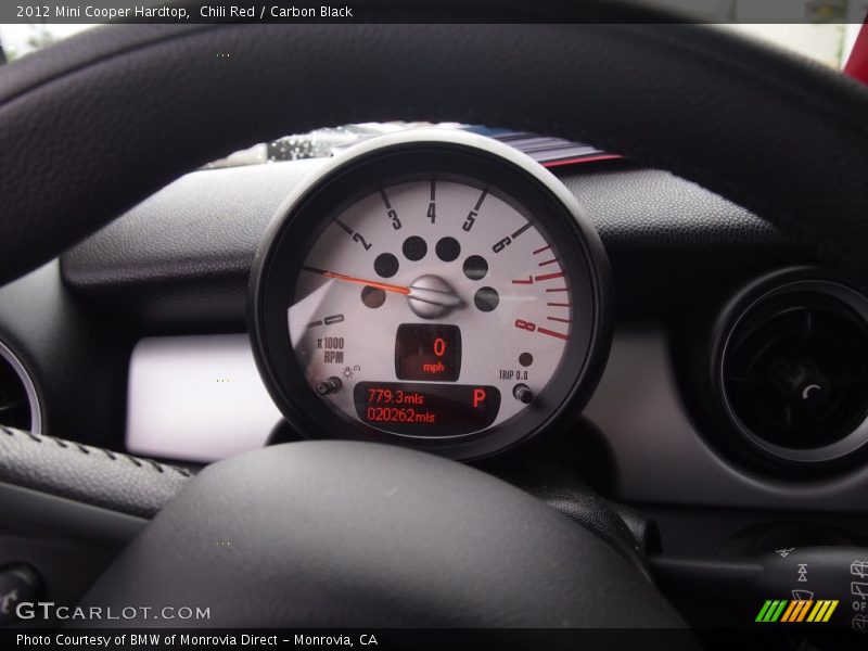 Chili Red / Carbon Black 2012 Mini Cooper Hardtop