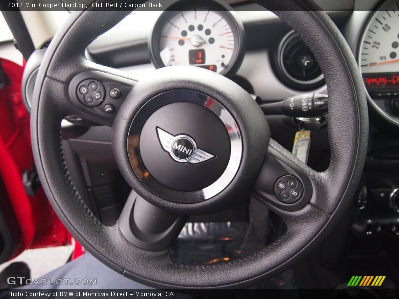 Chili Red / Carbon Black 2012 Mini Cooper Hardtop