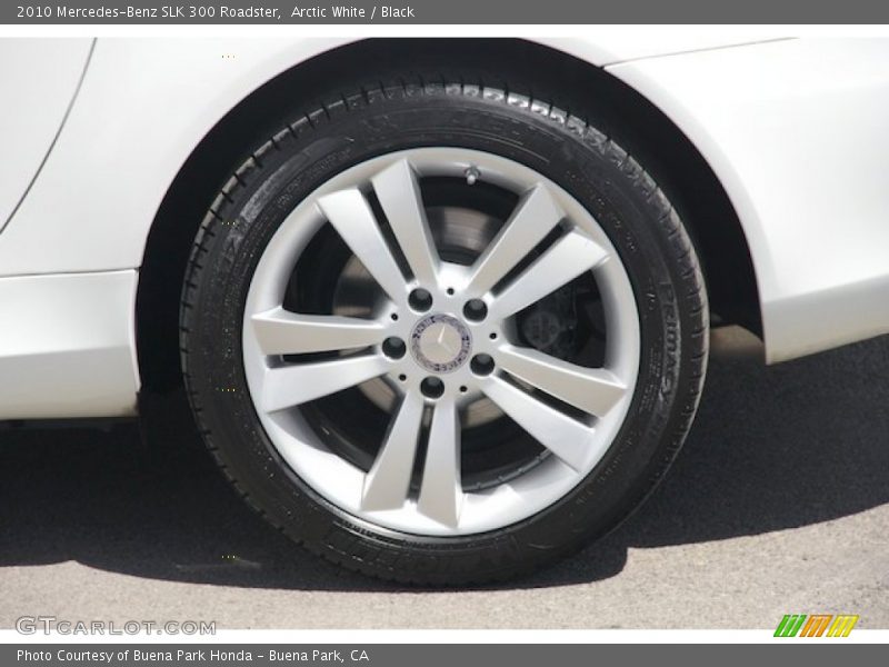 Arctic White / Black 2010 Mercedes-Benz SLK 300 Roadster