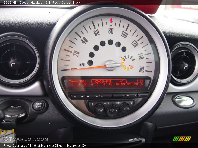 Chili Red / Carbon Black 2012 Mini Cooper Hardtop