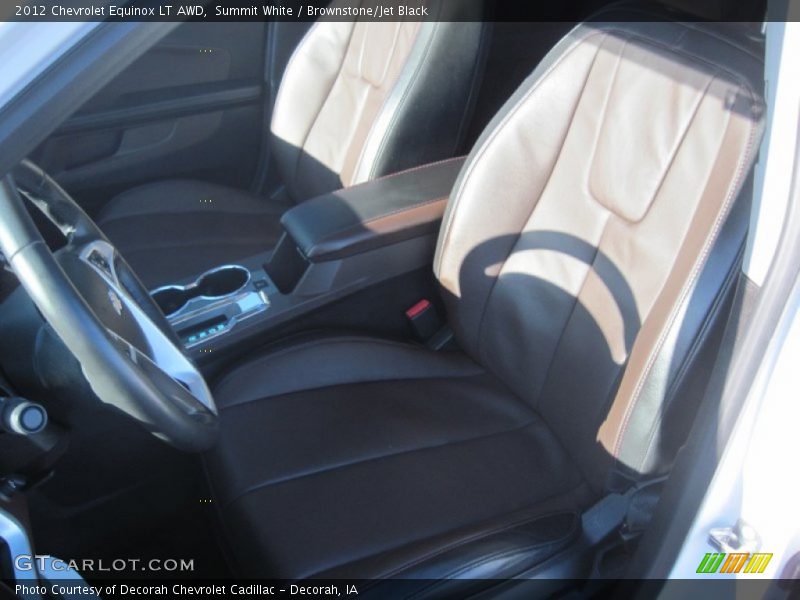 Summit White / Brownstone/Jet Black 2012 Chevrolet Equinox LT AWD