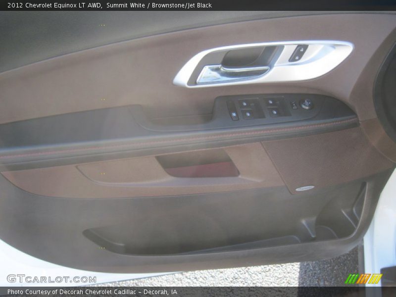 Summit White / Brownstone/Jet Black 2012 Chevrolet Equinox LT AWD