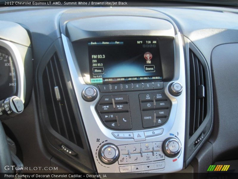Summit White / Brownstone/Jet Black 2012 Chevrolet Equinox LT AWD