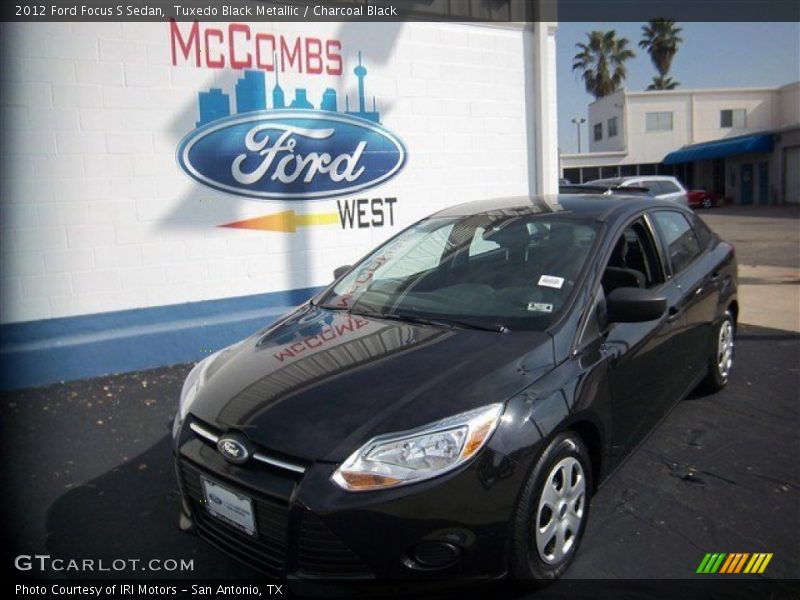 Tuxedo Black Metallic / Charcoal Black 2012 Ford Focus S Sedan