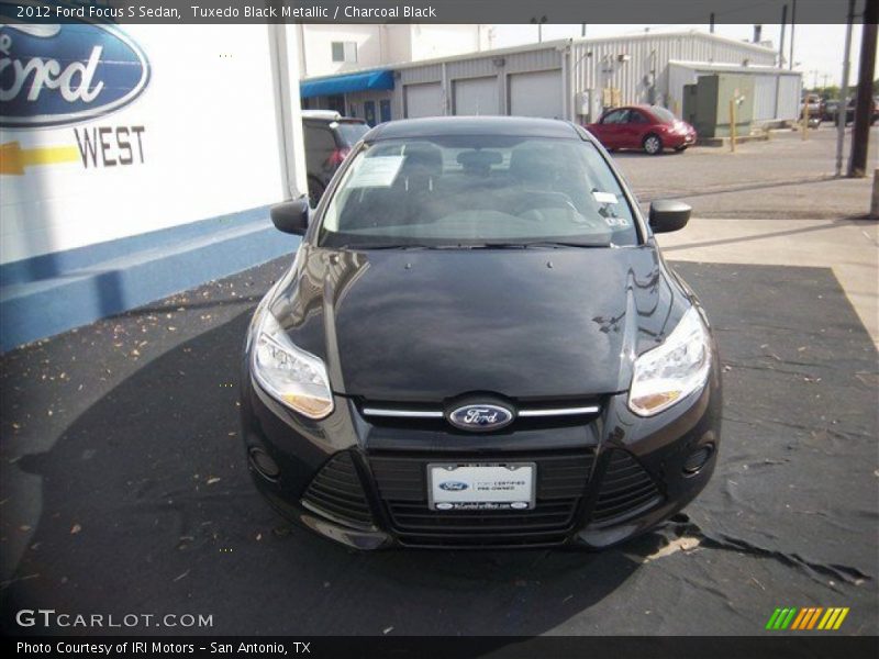 Tuxedo Black Metallic / Charcoal Black 2012 Ford Focus S Sedan