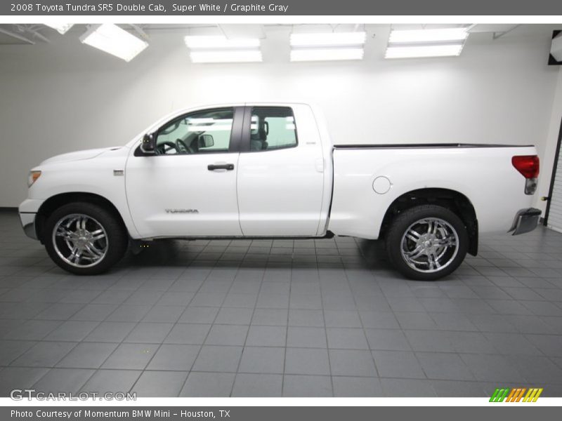 Super White / Graphite Gray 2008 Toyota Tundra SR5 Double Cab
