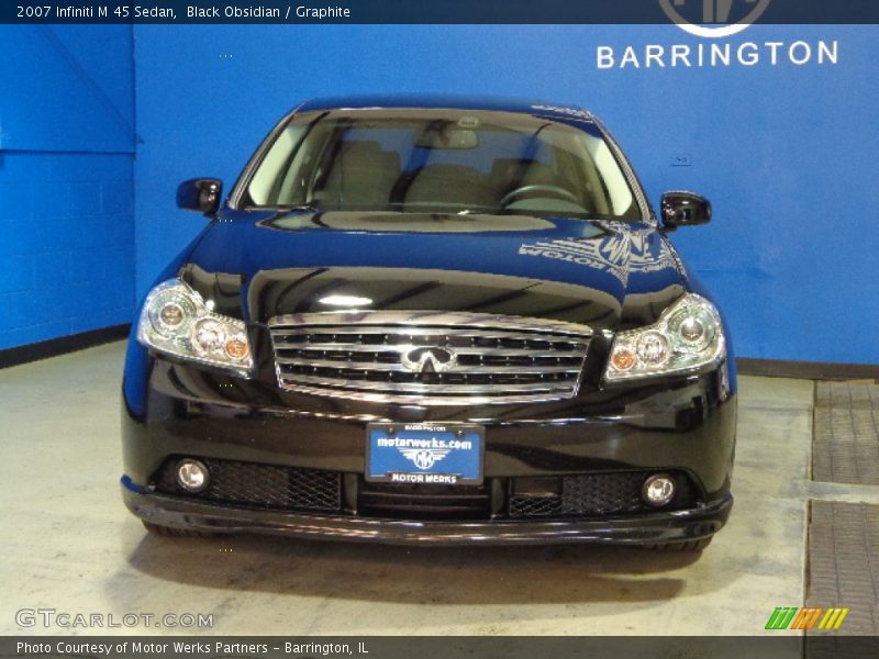 Black Obsidian / Graphite 2007 Infiniti M 45 Sedan