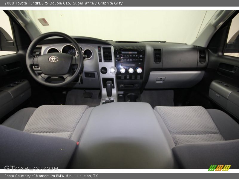 Super White / Graphite Gray 2008 Toyota Tundra SR5 Double Cab