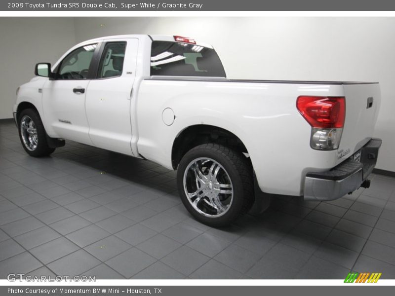 Super White / Graphite Gray 2008 Toyota Tundra SR5 Double Cab
