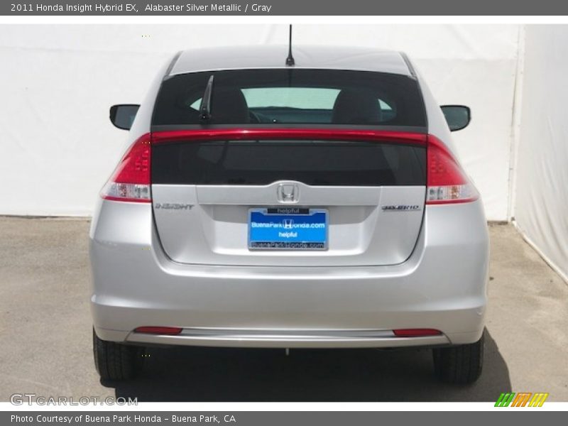 Alabaster Silver Metallic / Gray 2011 Honda Insight Hybrid EX