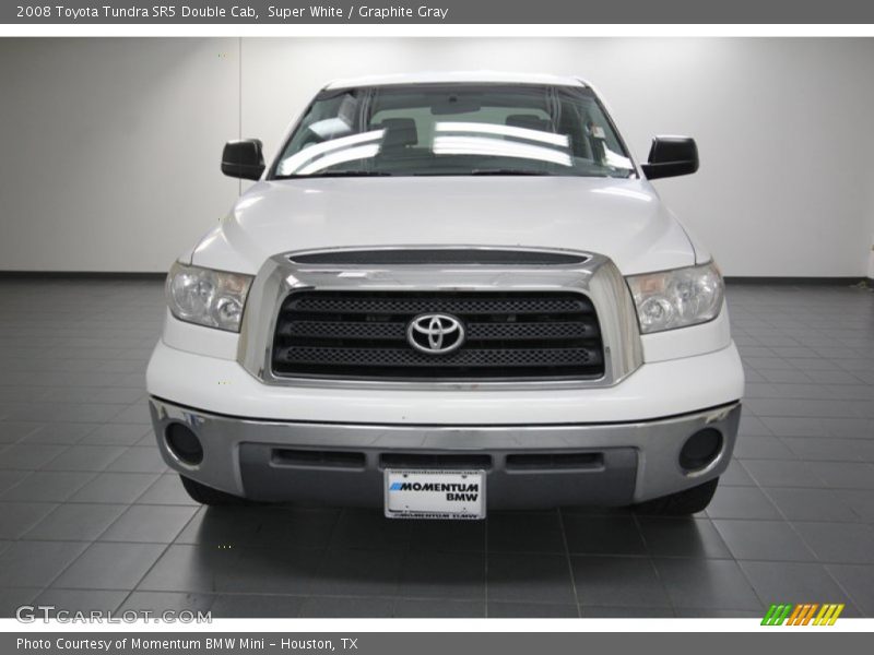 Super White / Graphite Gray 2008 Toyota Tundra SR5 Double Cab