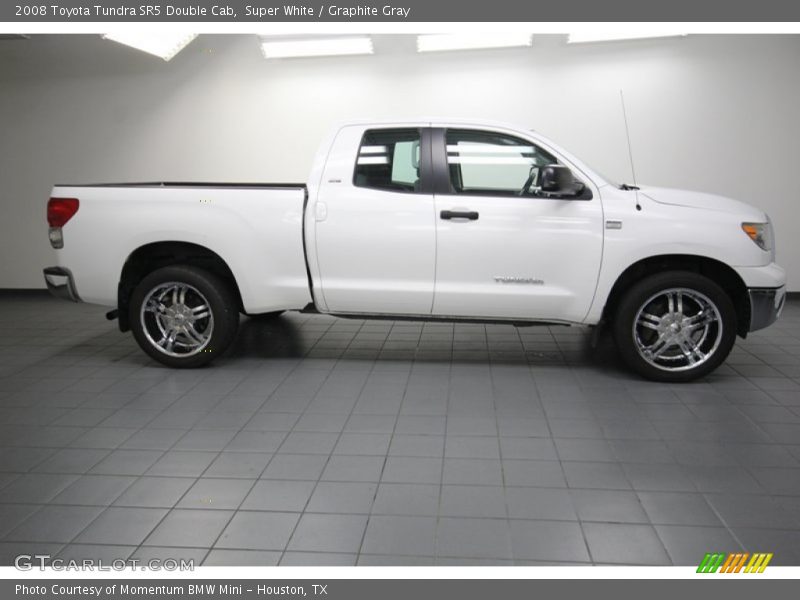 Super White / Graphite Gray 2008 Toyota Tundra SR5 Double Cab