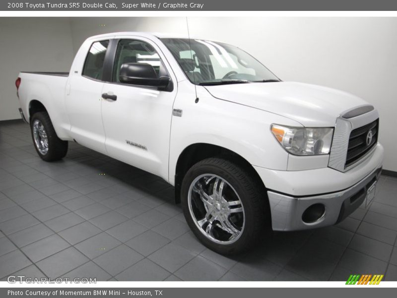 Super White / Graphite Gray 2008 Toyota Tundra SR5 Double Cab
