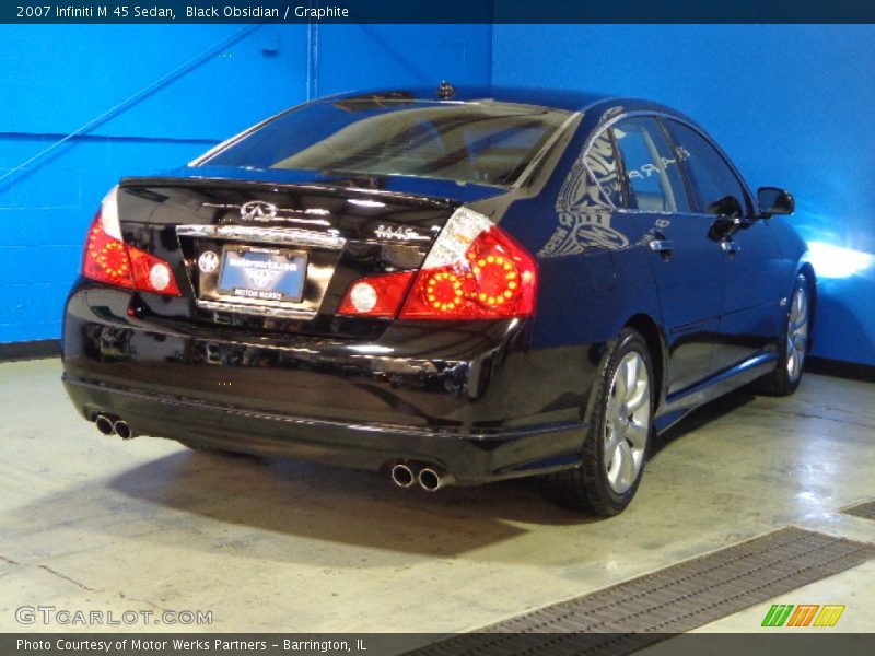 Black Obsidian / Graphite 2007 Infiniti M 45 Sedan