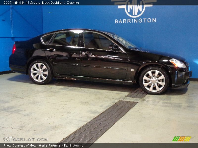Black Obsidian / Graphite 2007 Infiniti M 45 Sedan