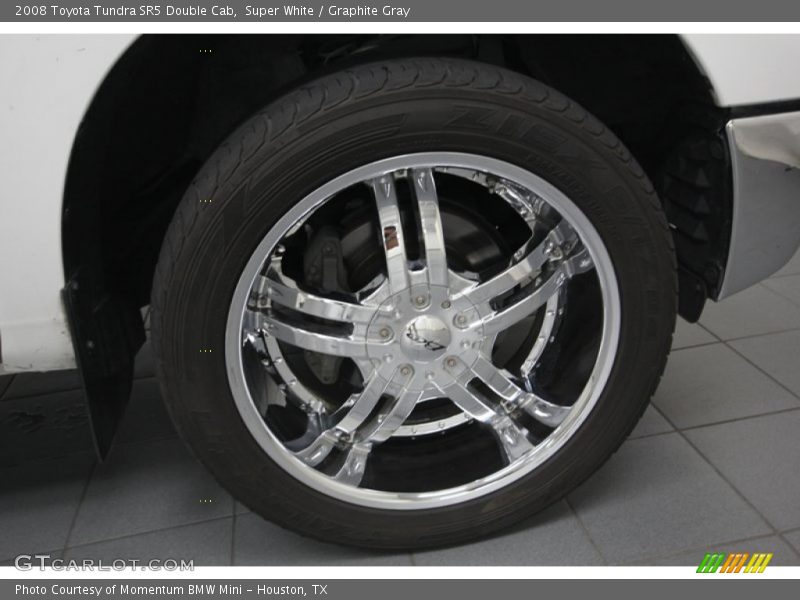 Super White / Graphite Gray 2008 Toyota Tundra SR5 Double Cab