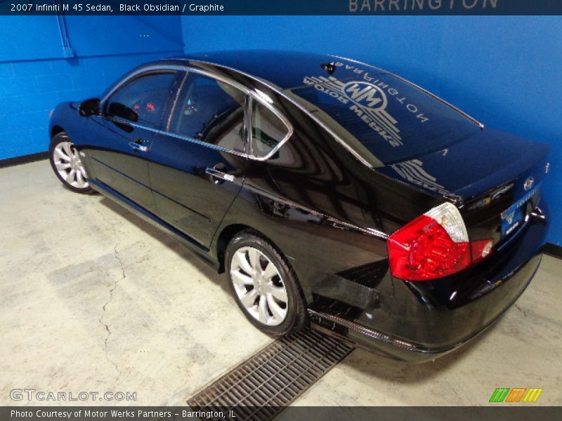 Black Obsidian / Graphite 2007 Infiniti M 45 Sedan