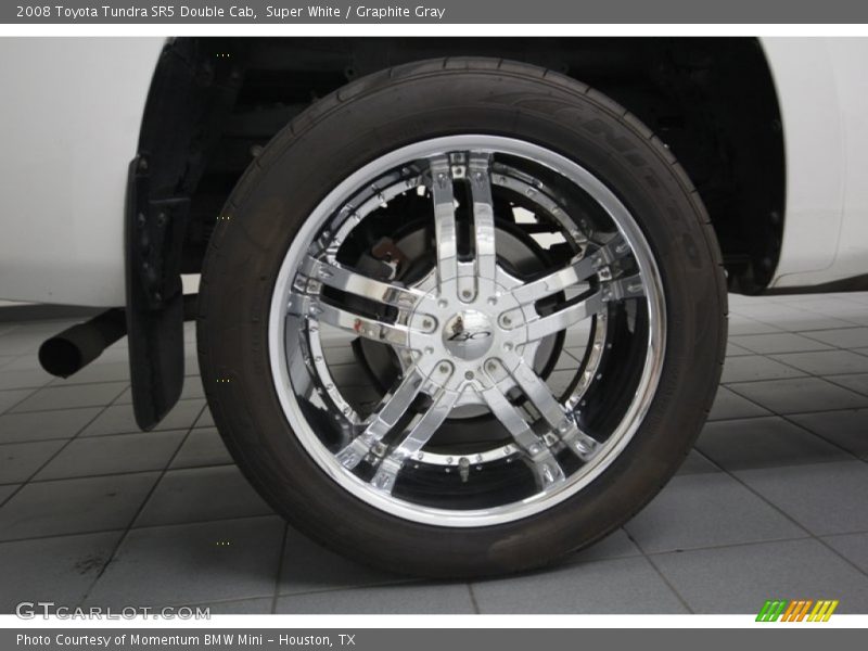 Super White / Graphite Gray 2008 Toyota Tundra SR5 Double Cab