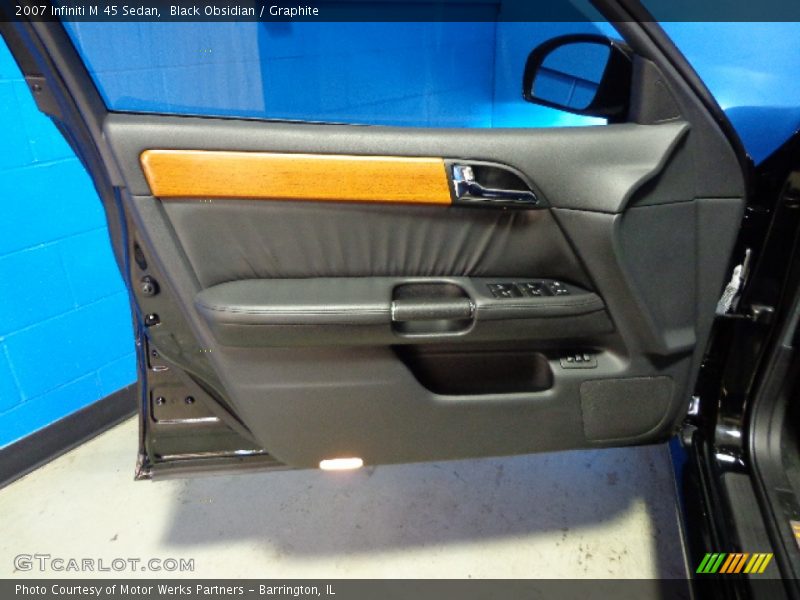 Black Obsidian / Graphite 2007 Infiniti M 45 Sedan