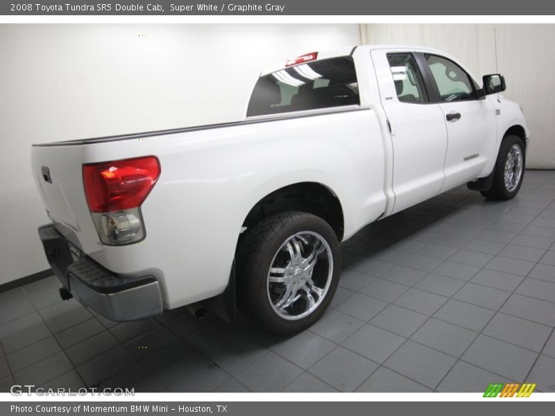 Super White / Graphite Gray 2008 Toyota Tundra SR5 Double Cab