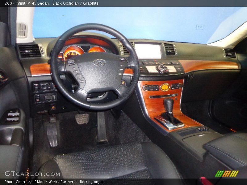 Black Obsidian / Graphite 2007 Infiniti M 45 Sedan