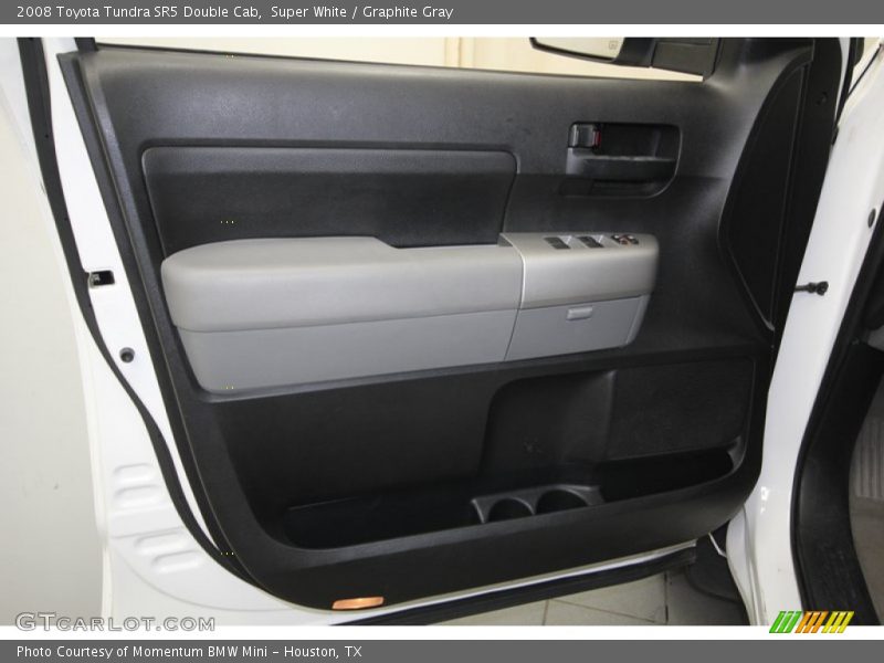 Super White / Graphite Gray 2008 Toyota Tundra SR5 Double Cab