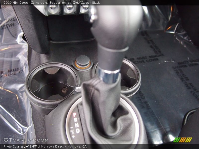 Pepper White / Grey/Carbon Black 2010 Mini Cooper Convertible