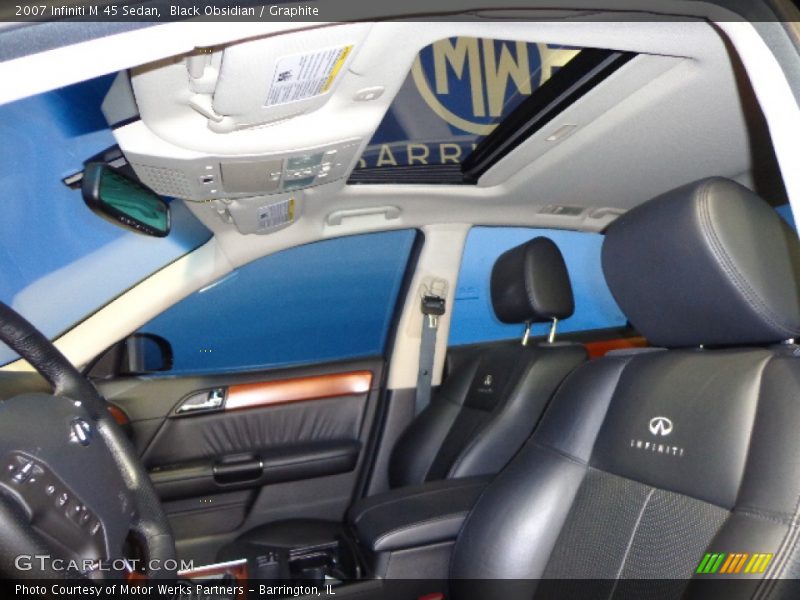 Black Obsidian / Graphite 2007 Infiniti M 45 Sedan