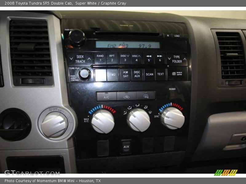 Super White / Graphite Gray 2008 Toyota Tundra SR5 Double Cab