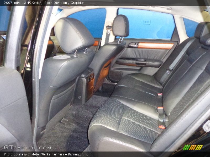 Black Obsidian / Graphite 2007 Infiniti M 45 Sedan