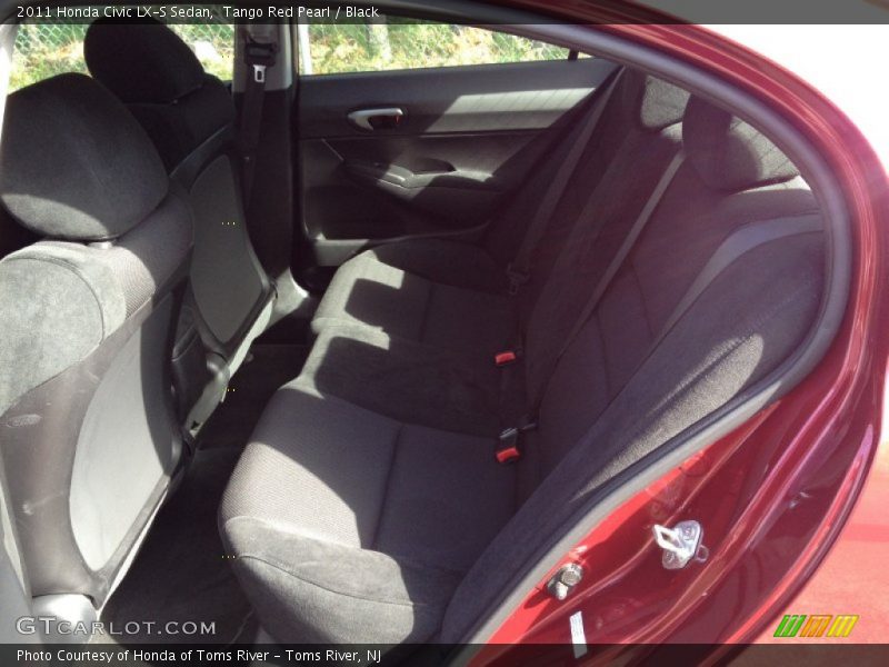 Tango Red Pearl / Black 2011 Honda Civic LX-S Sedan