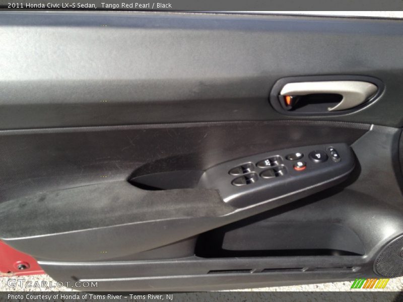 Tango Red Pearl / Black 2011 Honda Civic LX-S Sedan