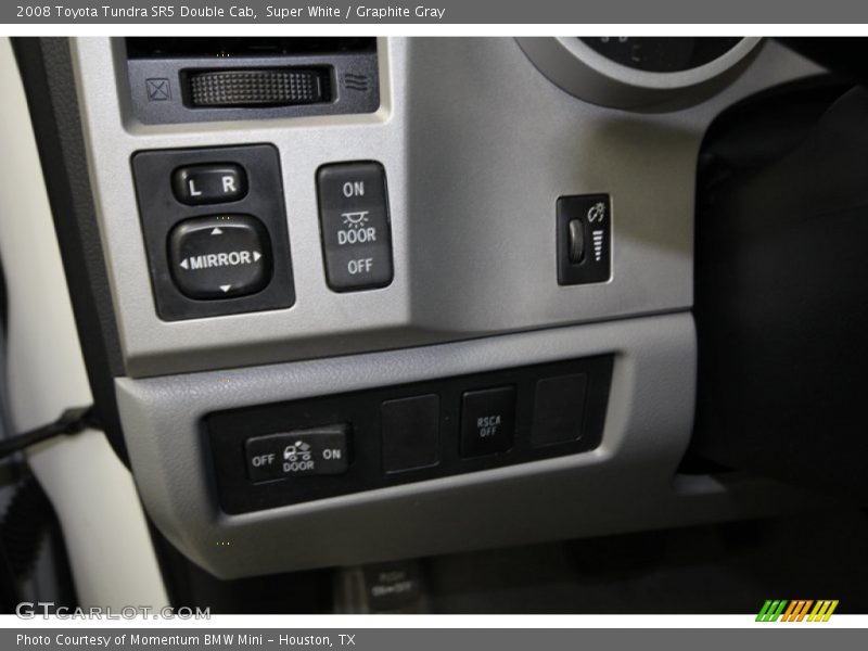 Super White / Graphite Gray 2008 Toyota Tundra SR5 Double Cab