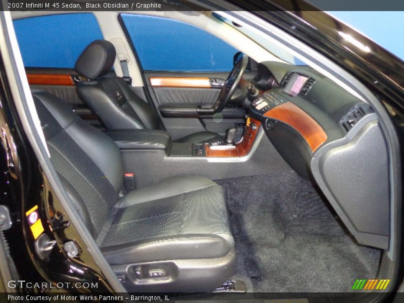 Black Obsidian / Graphite 2007 Infiniti M 45 Sedan