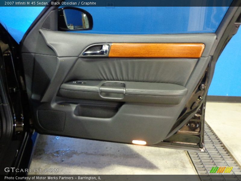 Black Obsidian / Graphite 2007 Infiniti M 45 Sedan