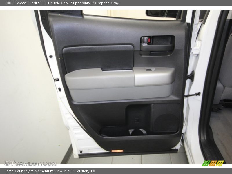Super White / Graphite Gray 2008 Toyota Tundra SR5 Double Cab