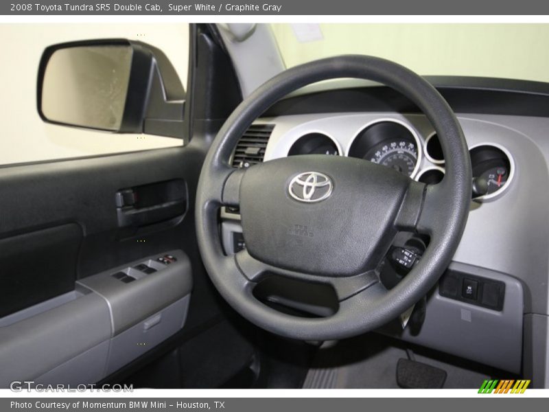 Super White / Graphite Gray 2008 Toyota Tundra SR5 Double Cab