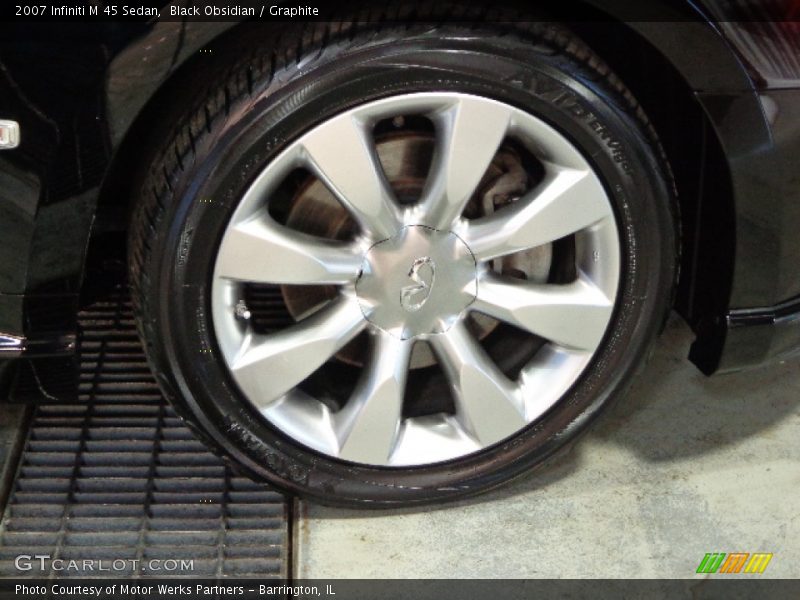 Black Obsidian / Graphite 2007 Infiniti M 45 Sedan