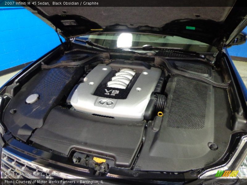 Black Obsidian / Graphite 2007 Infiniti M 45 Sedan