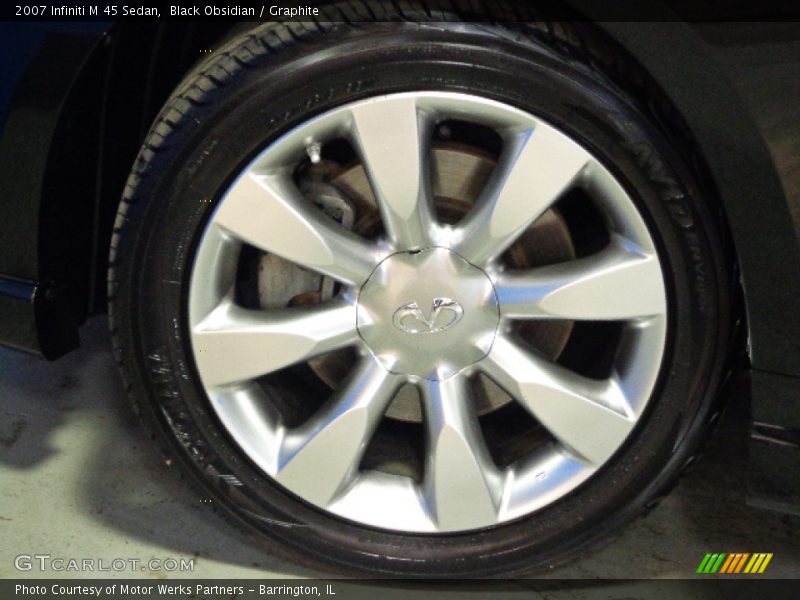 Black Obsidian / Graphite 2007 Infiniti M 45 Sedan