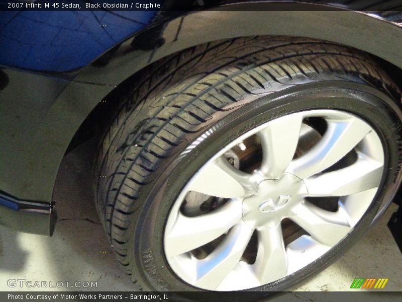Black Obsidian / Graphite 2007 Infiniti M 45 Sedan