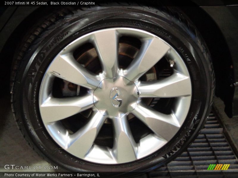 Black Obsidian / Graphite 2007 Infiniti M 45 Sedan
