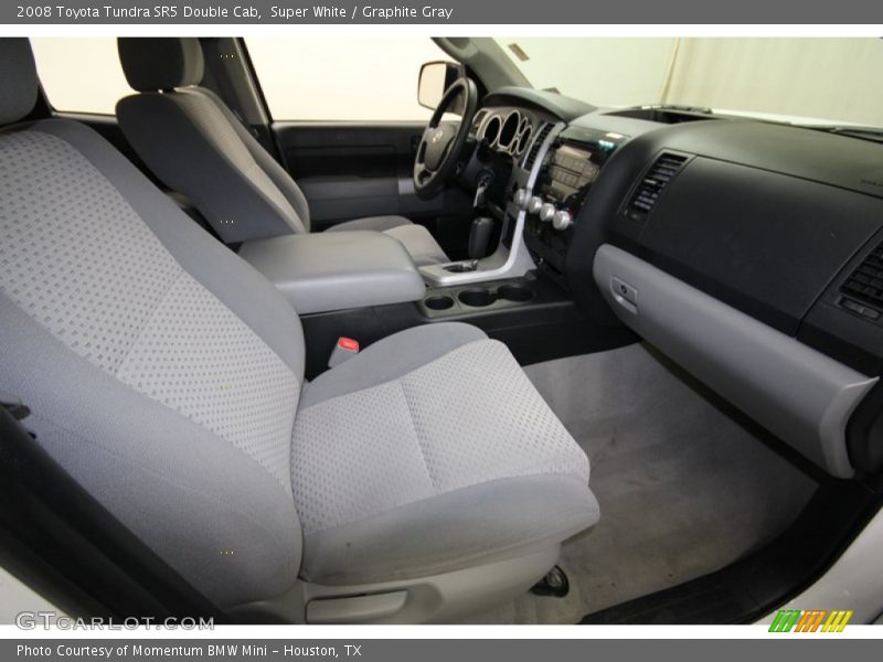 Super White / Graphite Gray 2008 Toyota Tundra SR5 Double Cab