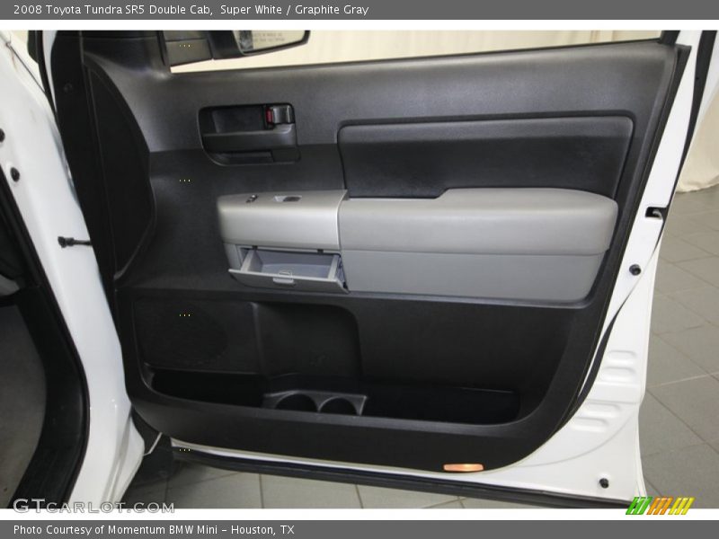 Super White / Graphite Gray 2008 Toyota Tundra SR5 Double Cab