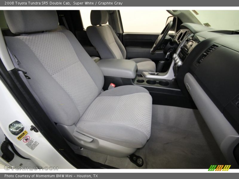 Super White / Graphite Gray 2008 Toyota Tundra SR5 Double Cab