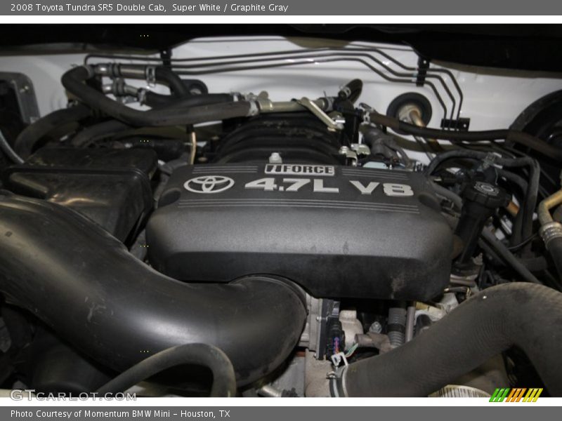 Super White / Graphite Gray 2008 Toyota Tundra SR5 Double Cab