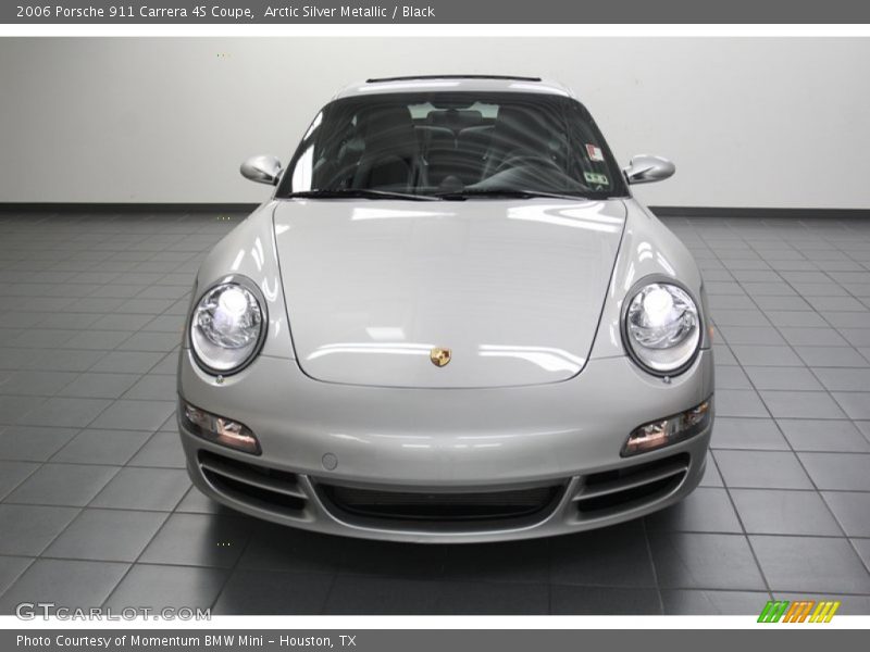 Arctic Silver Metallic / Black 2006 Porsche 911 Carrera 4S Coupe
